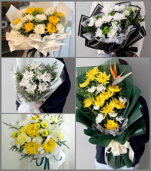 贵州贵阳息烽县九庄镇青坪村白事花束代送